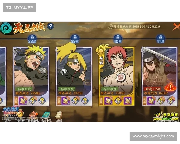 火影手游巅峰对决：强者梯队风云